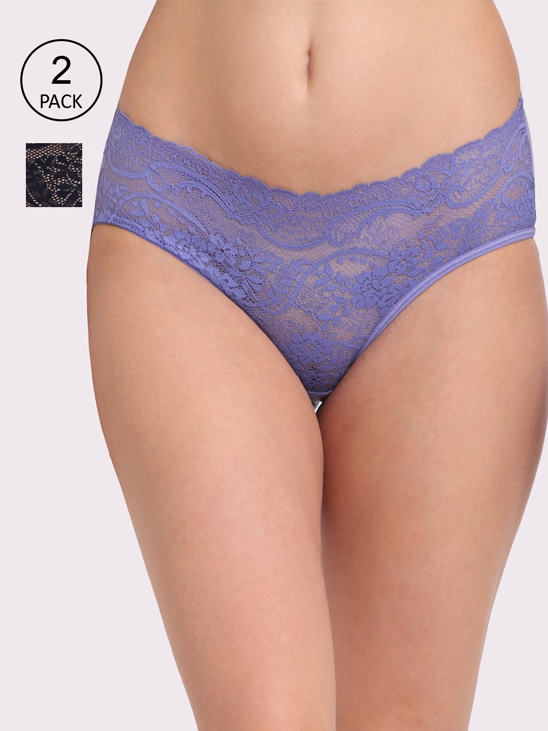 

EROTISSCH Pack Of 2 Assorted Bikini Briefs PO2-8