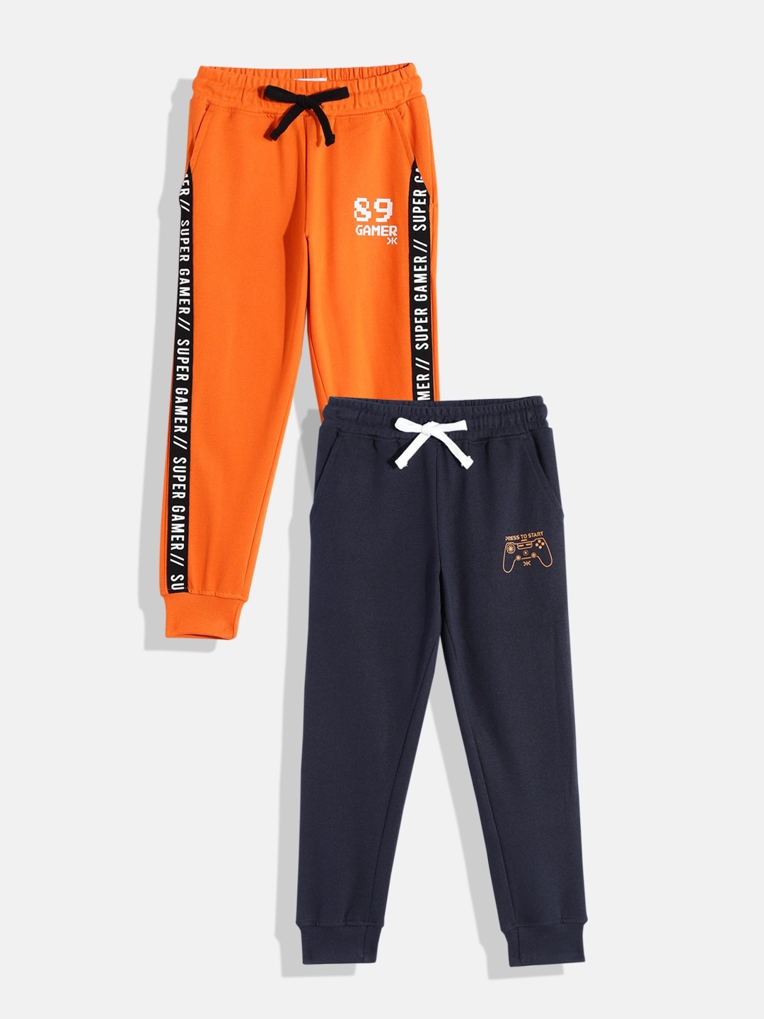 

Killer Boys Pack of 2 Printed Joggers, Orange