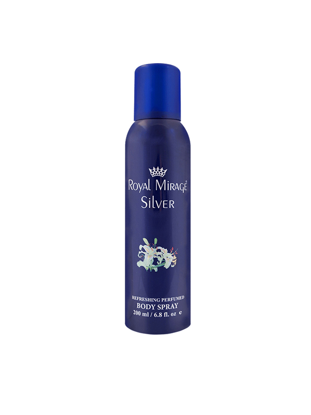 

Royal Mirage Silver Long Lasting Imported Deodorant 200 ml, Blue