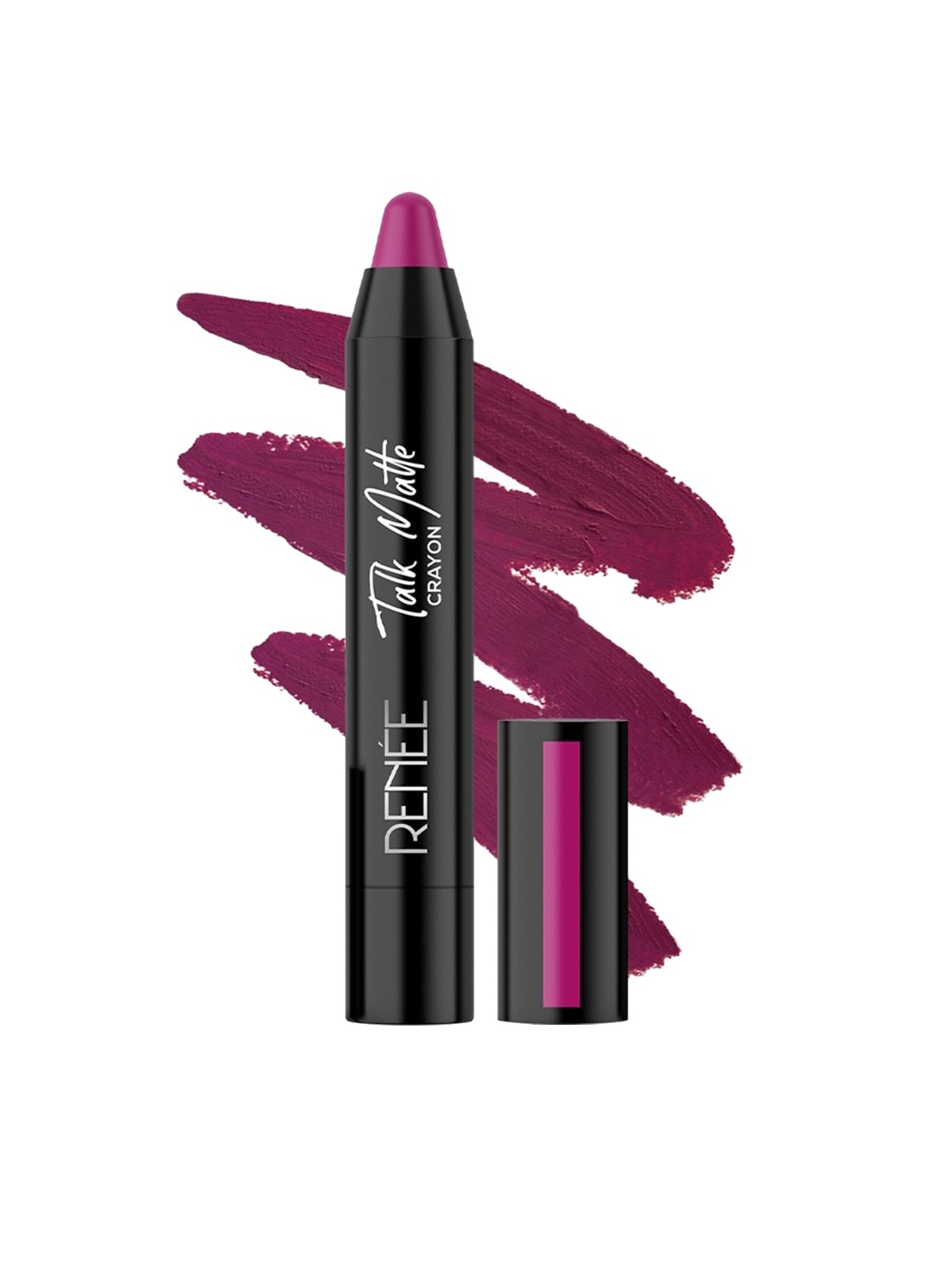RENEE Talk Matte Crayon Lipstick - Magenta Glaze 4.5g