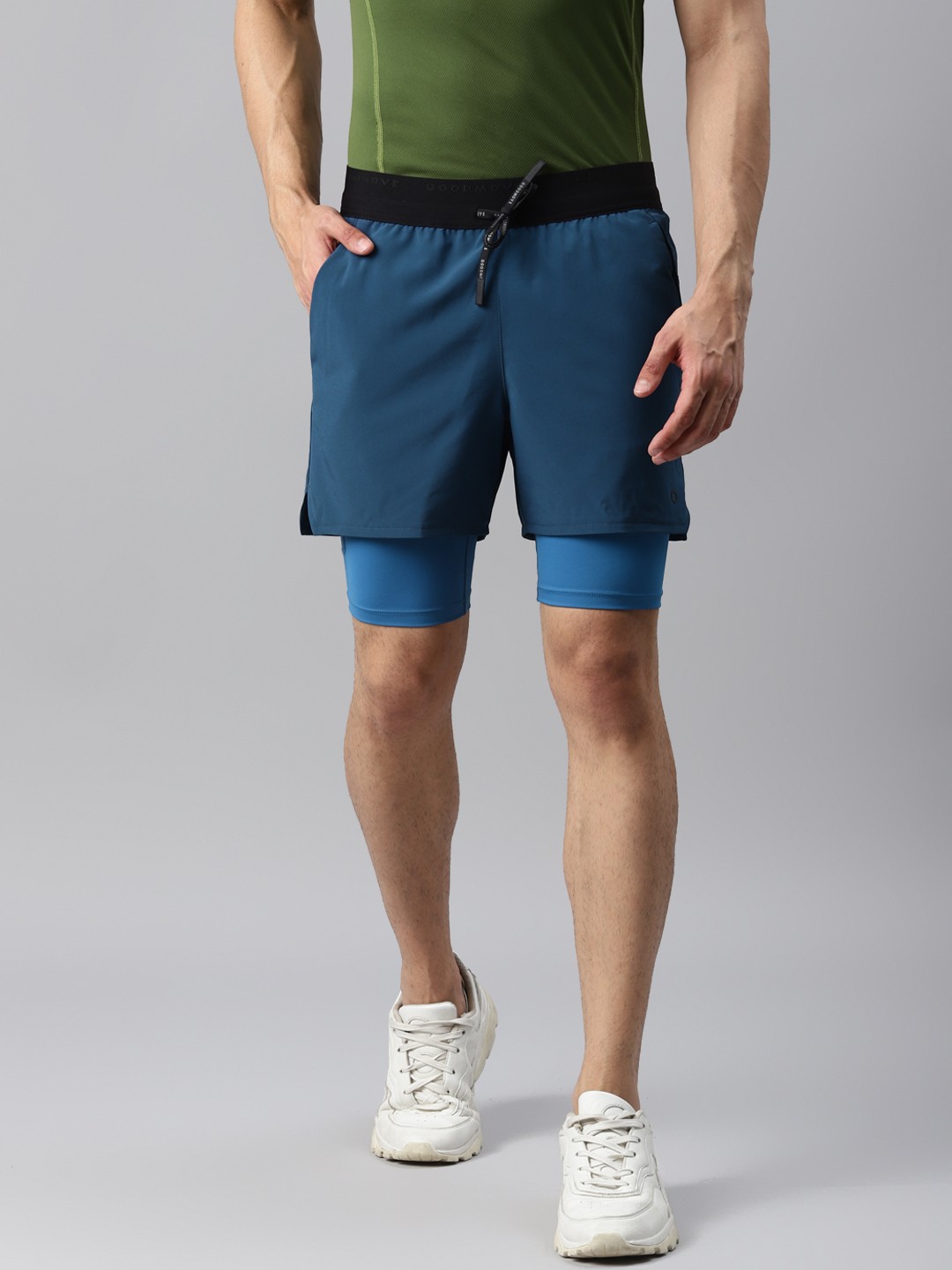 

Marks & Spencer Men Blue Sports Shorts