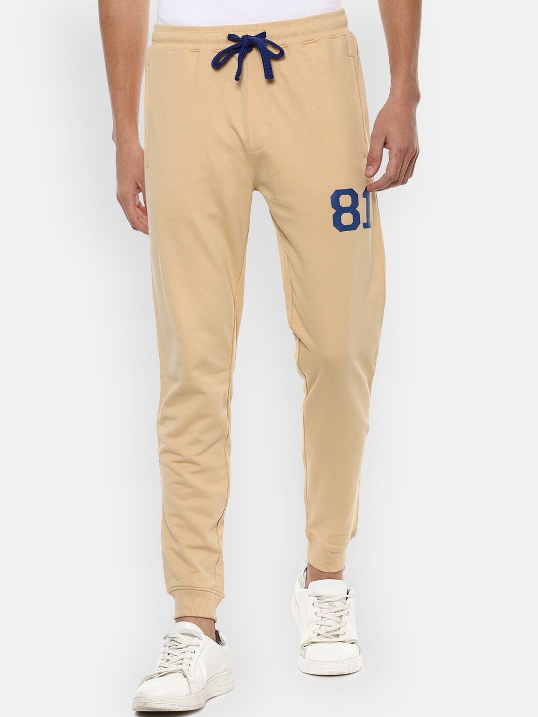 

Van Heusen Sport Men Khaki Solid Slim-Fit Pure Cotton Joggers