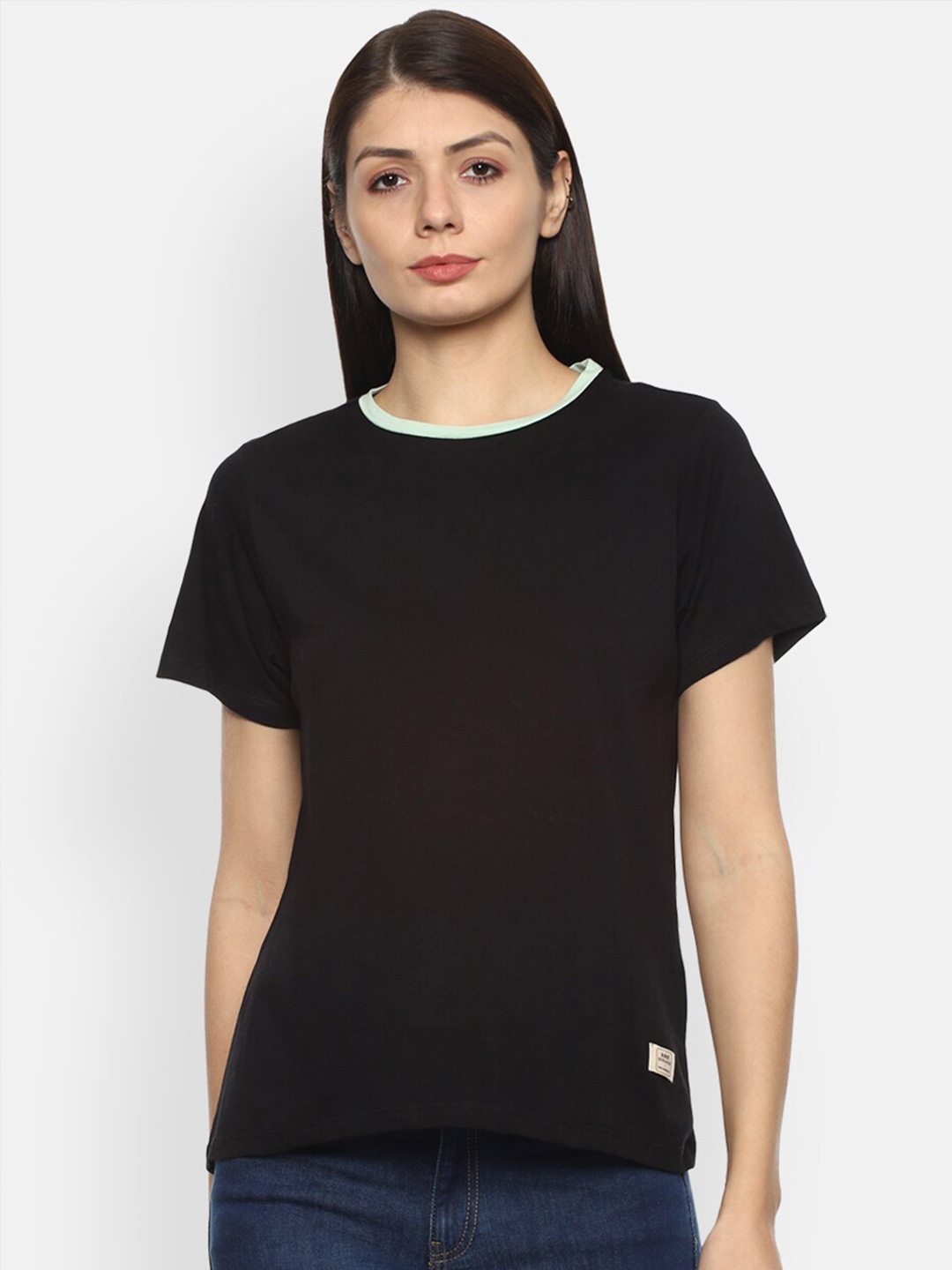 

Van Heusen Woman Black Solid Top