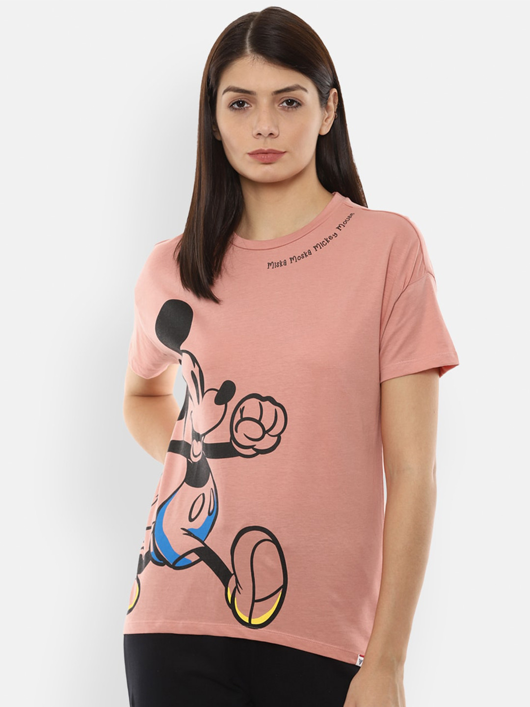 

Van Heusen Woman Pink Print Top