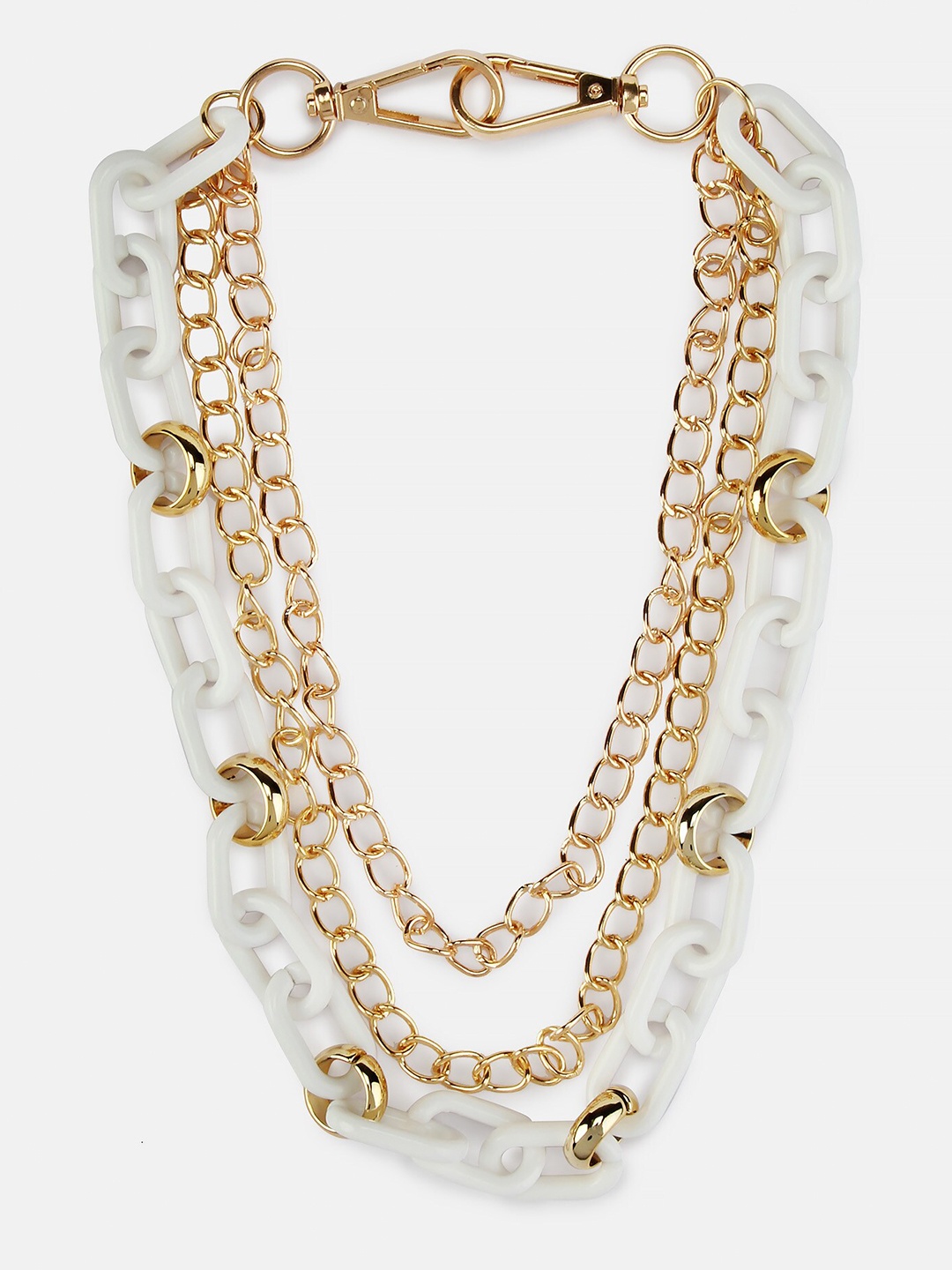 

Kazo Gold-Plated & White Layered Chain