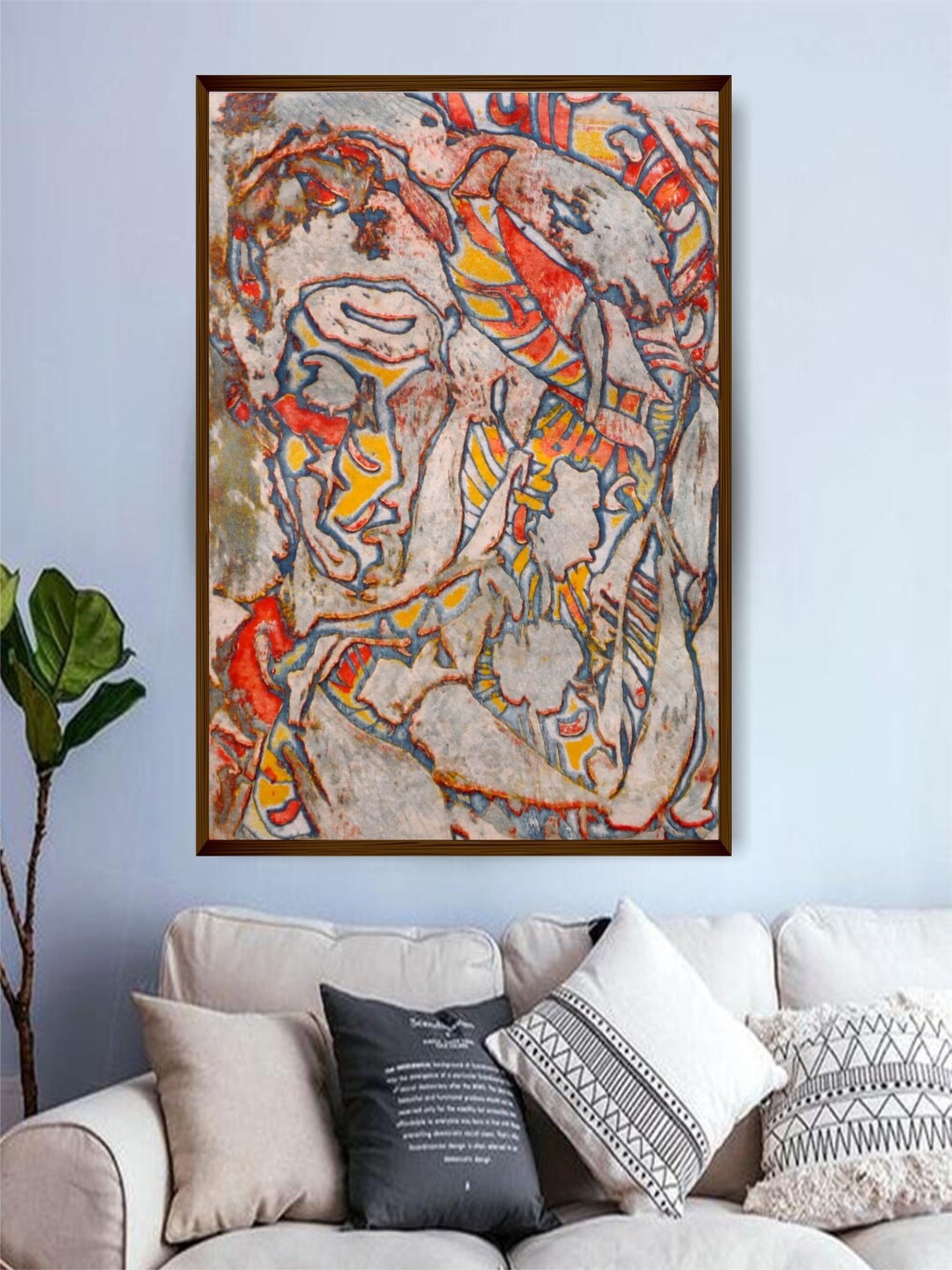 

The Art House Multicoloured Abstract Painting, Multi