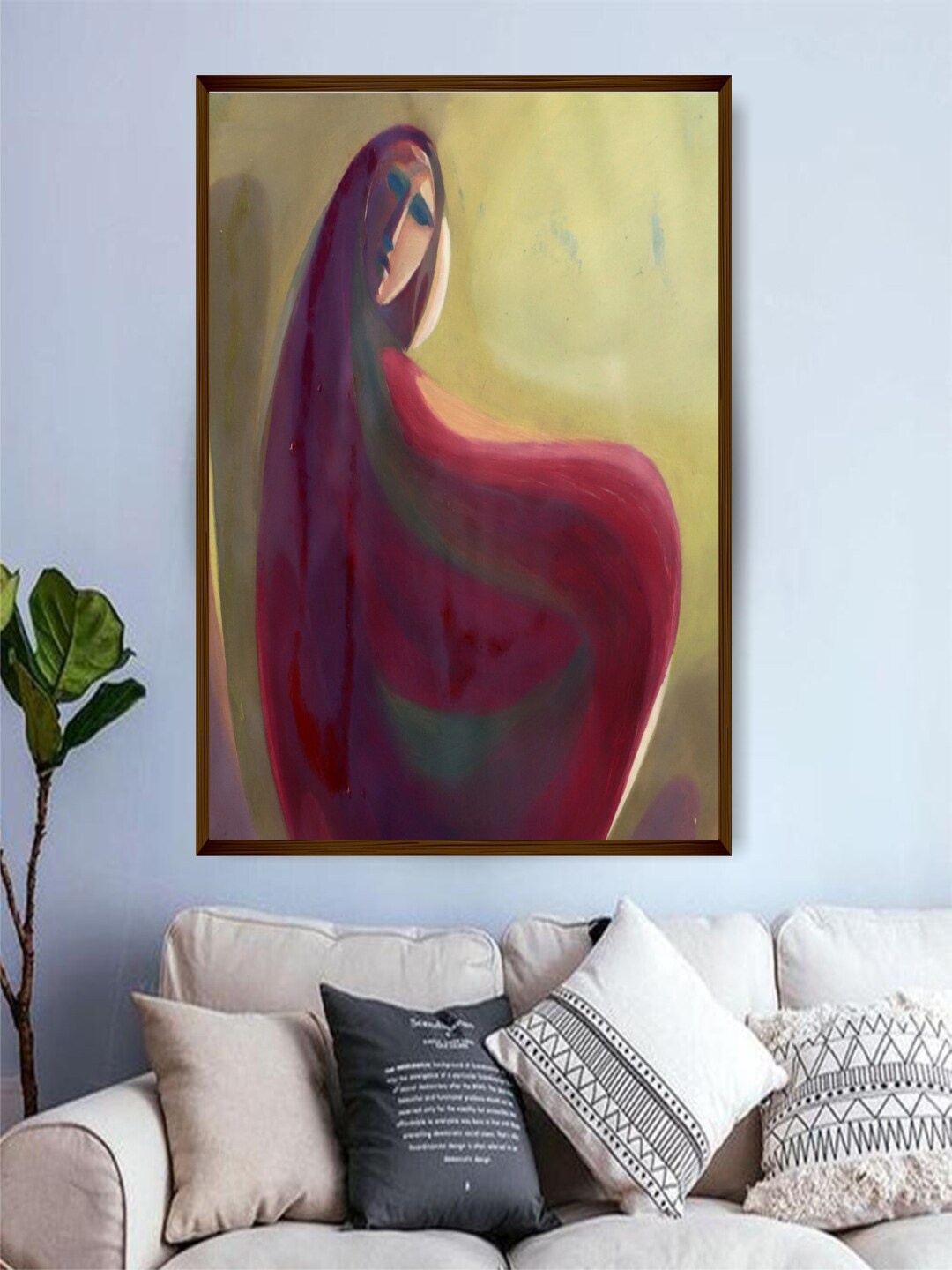 

The Art House Multicoloured Abstract Wall Painting, Multi