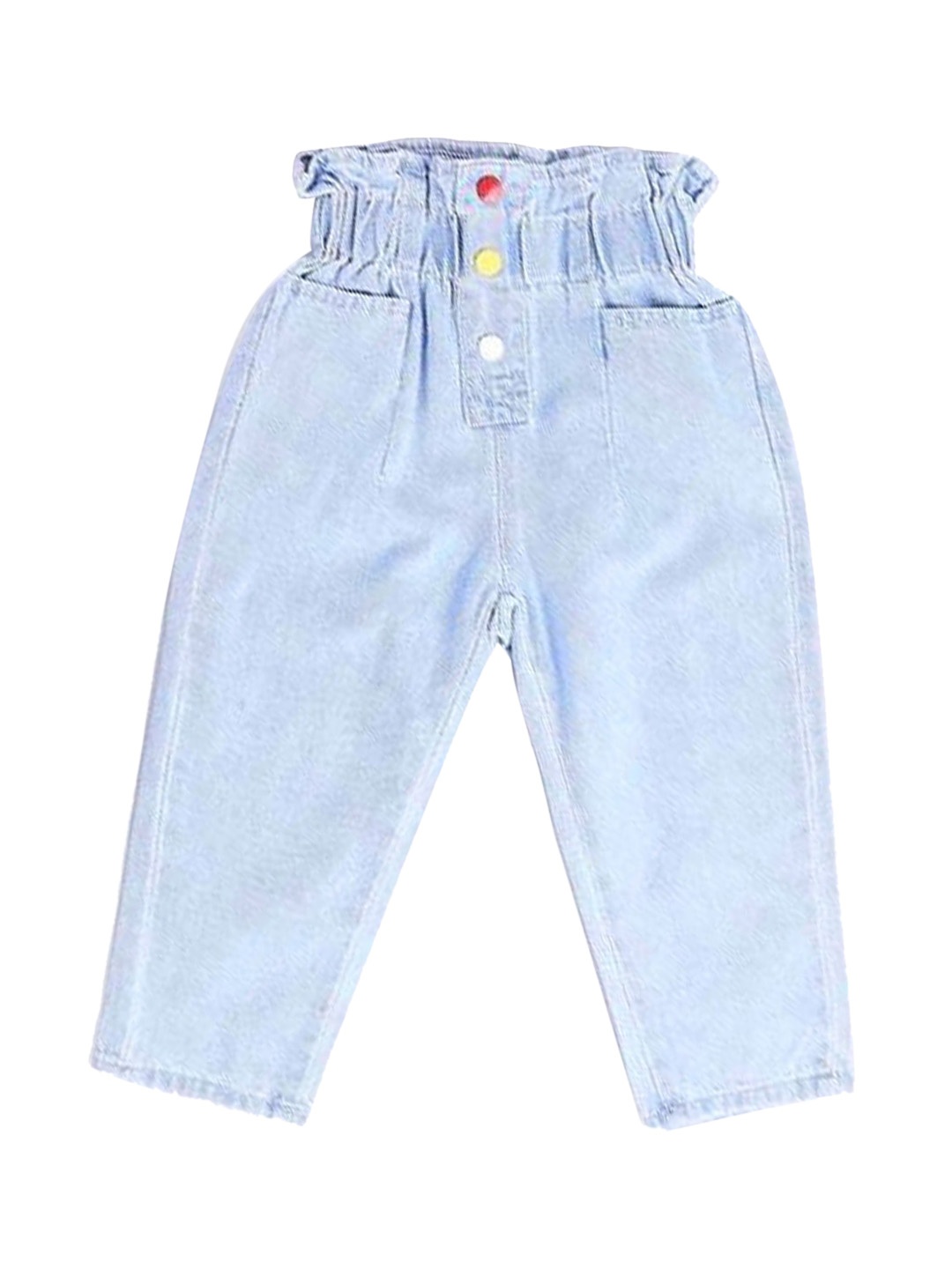 

Hopscotch Girls Blue Regular Fit Heavy Fade Jeans
