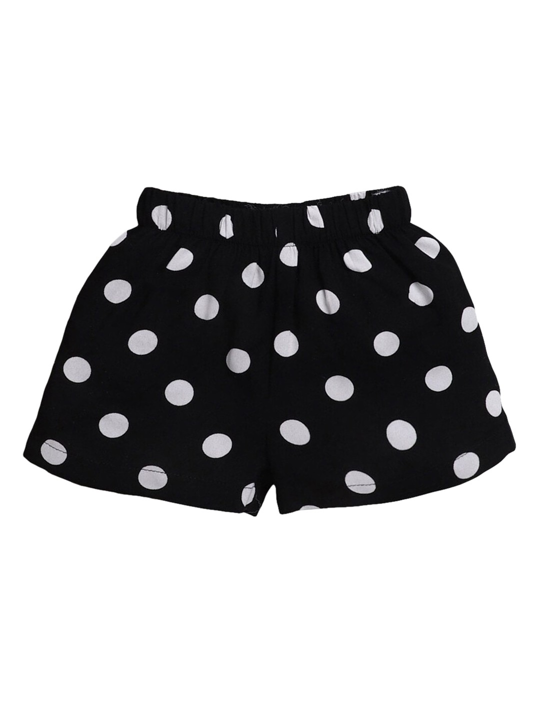 

Hopscotch Girls Black & White Printed Shorts