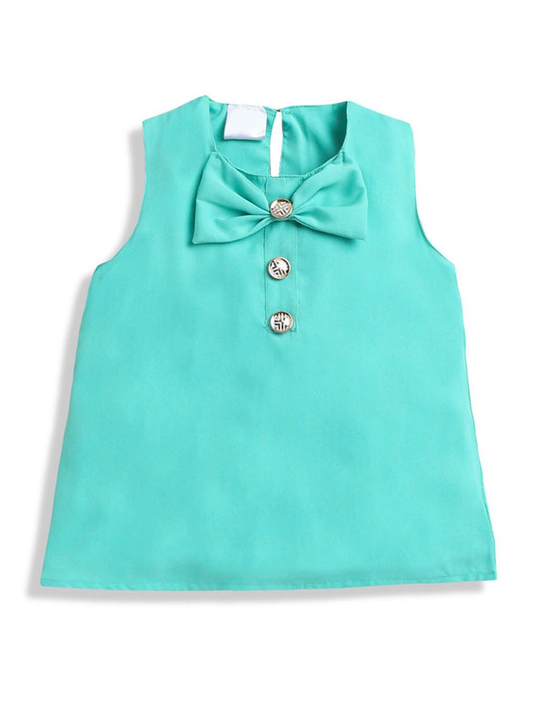 

Hopscotch Girls Green Top With Bow