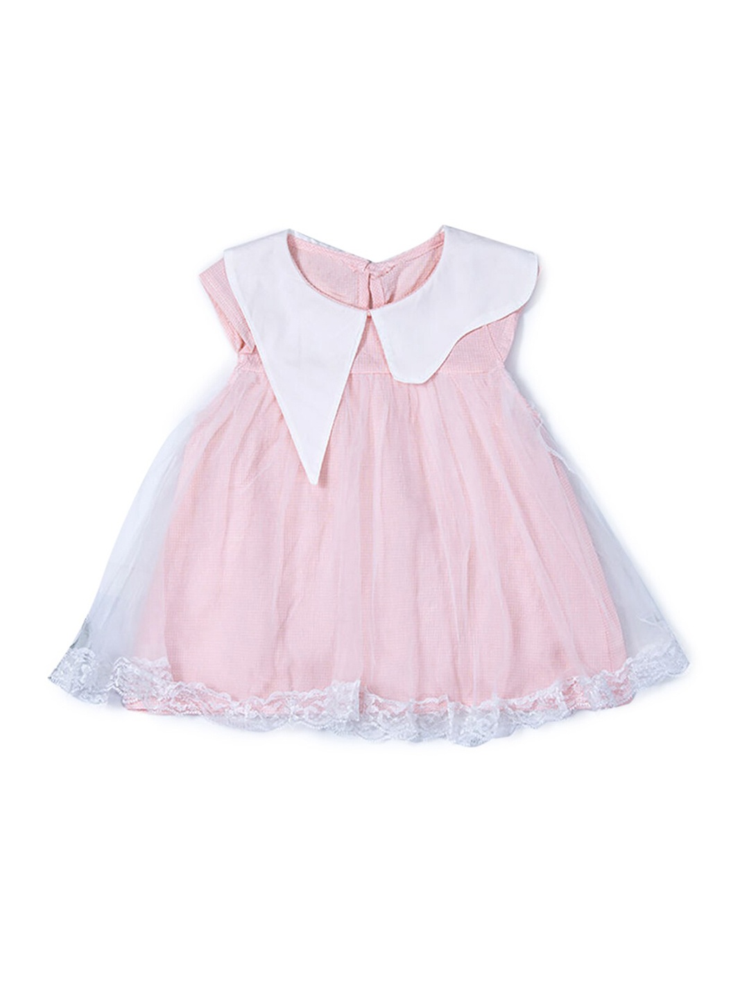 

Hopscotch Girls Pink Peter Pan Collar Top