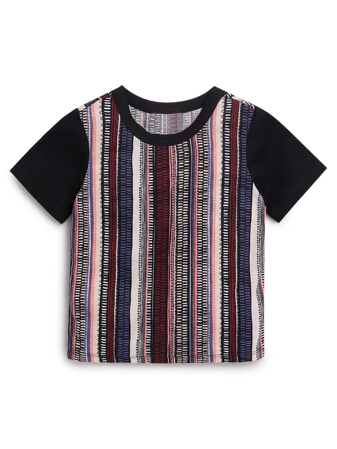 

Hopscotch Boys Multicoloured Striped T-shirt, Multi