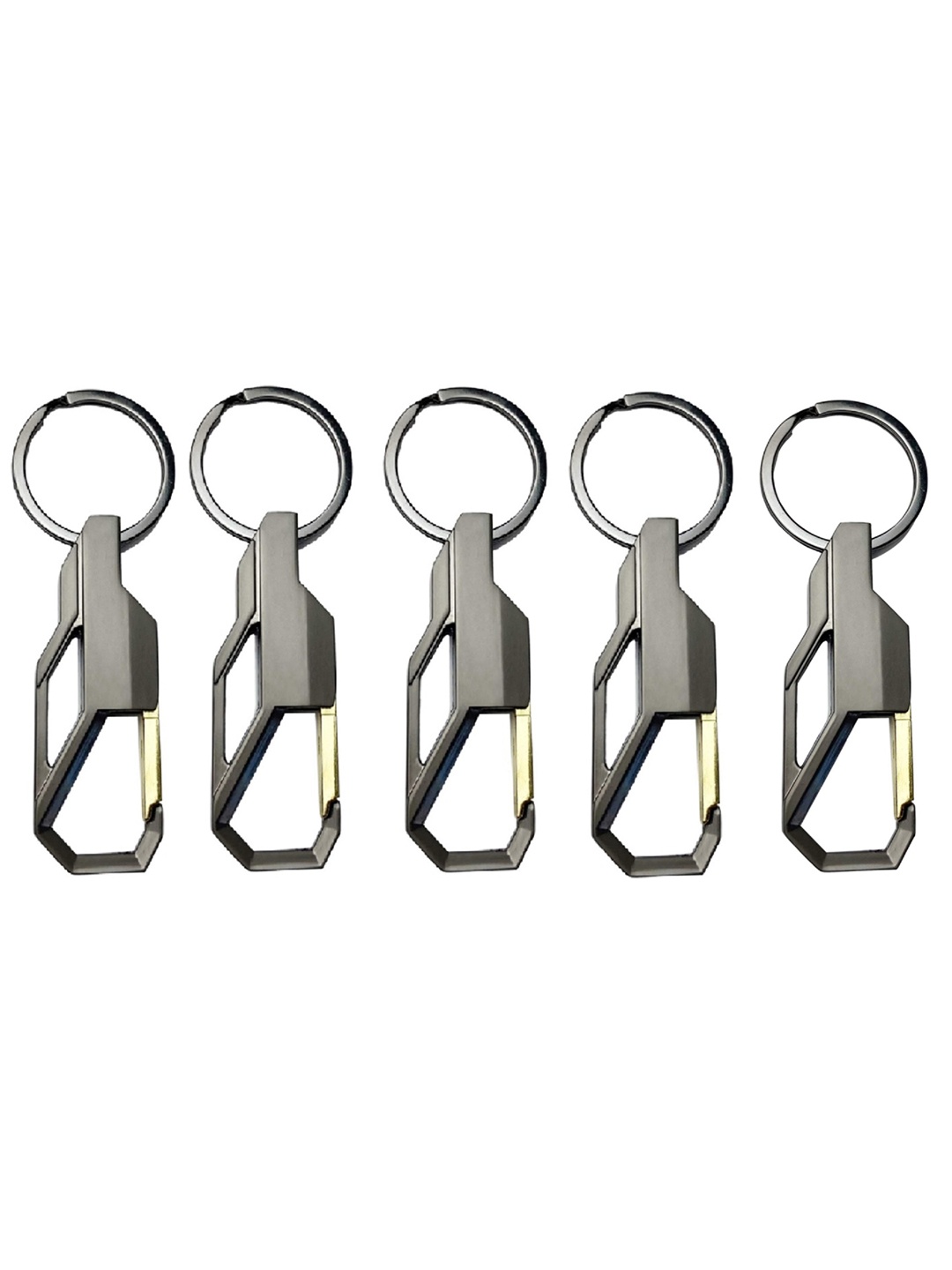 

CONTACTS Pack Of 4 Textured Key chain, Grey
