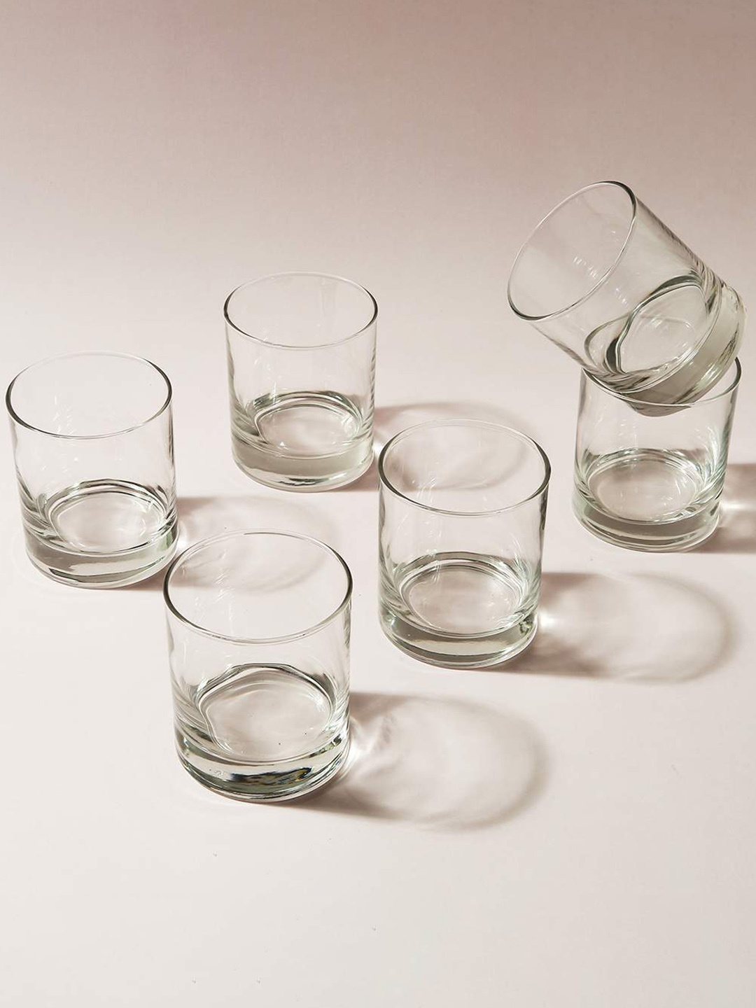 

Wonderchef Set Of 6 Transparent Solid Bormioli Whiskey Glasses