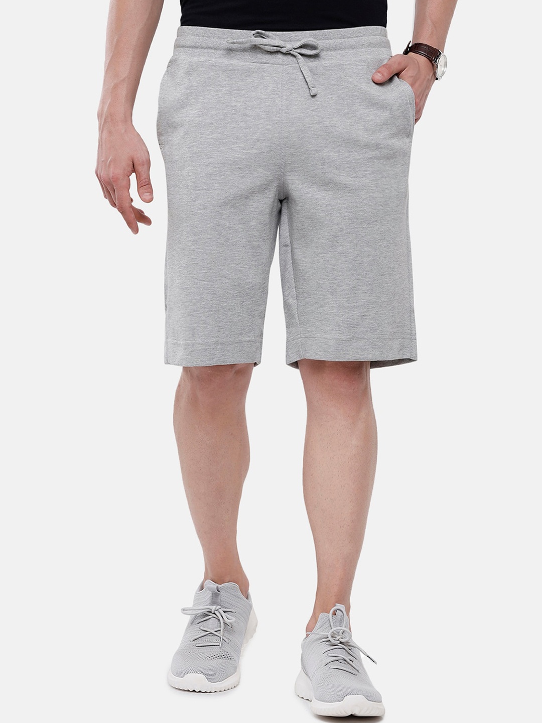 

Classic Polo Men Grey Melange Shorts