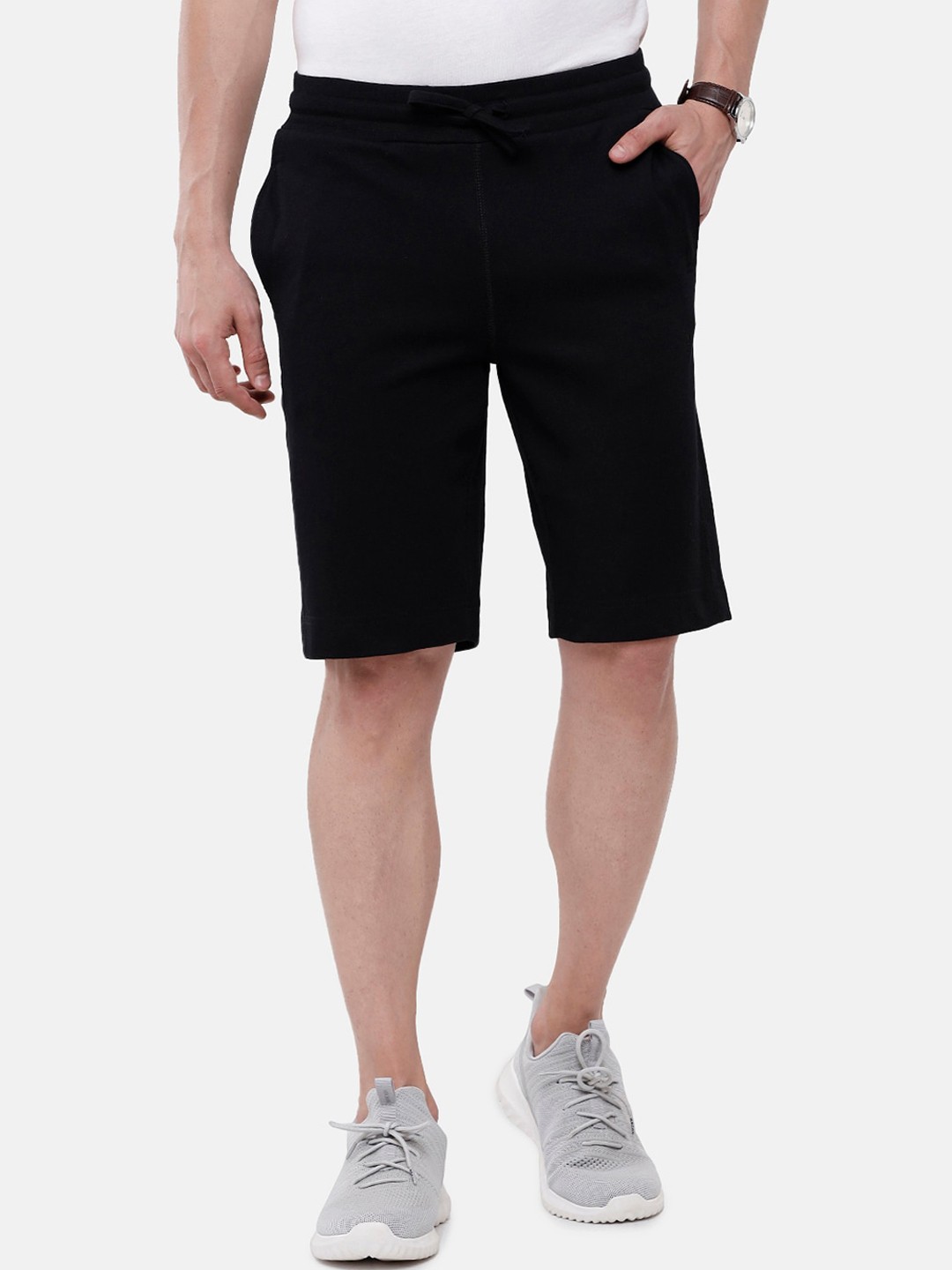 

Classic Polo Men Black Slim Fit Sports Shorts