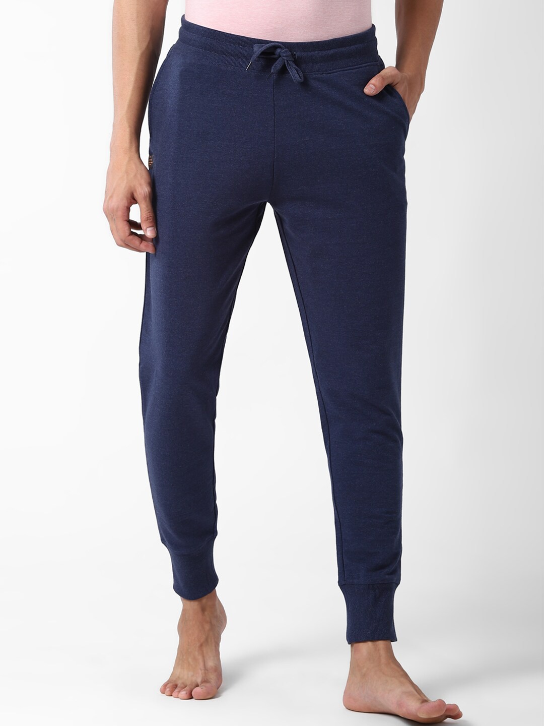 

Peter England Men Navy Blue Solid Lounge Pant