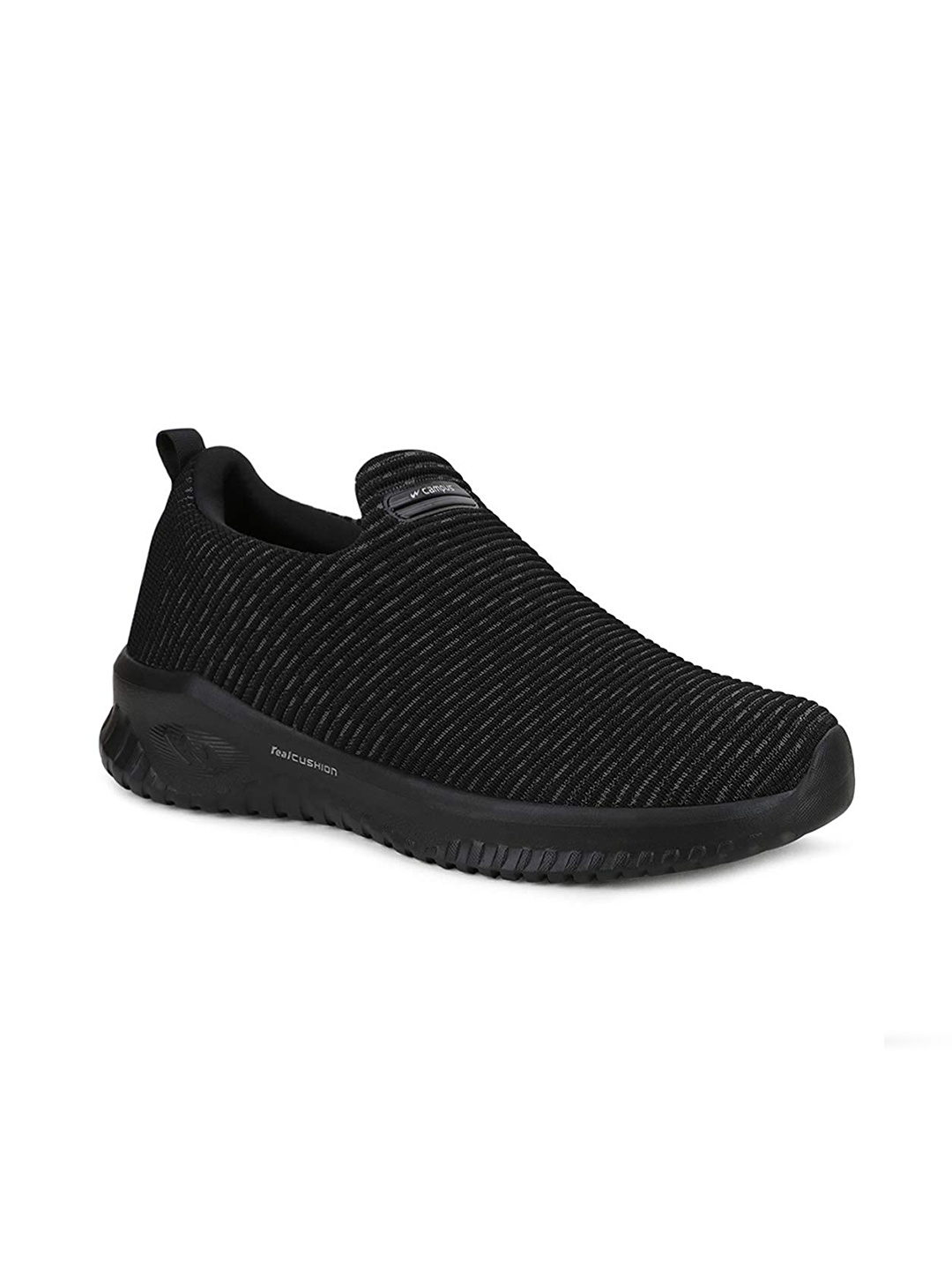 

Campus AIM PLUS Men Slip-On Walking Shoe, Black