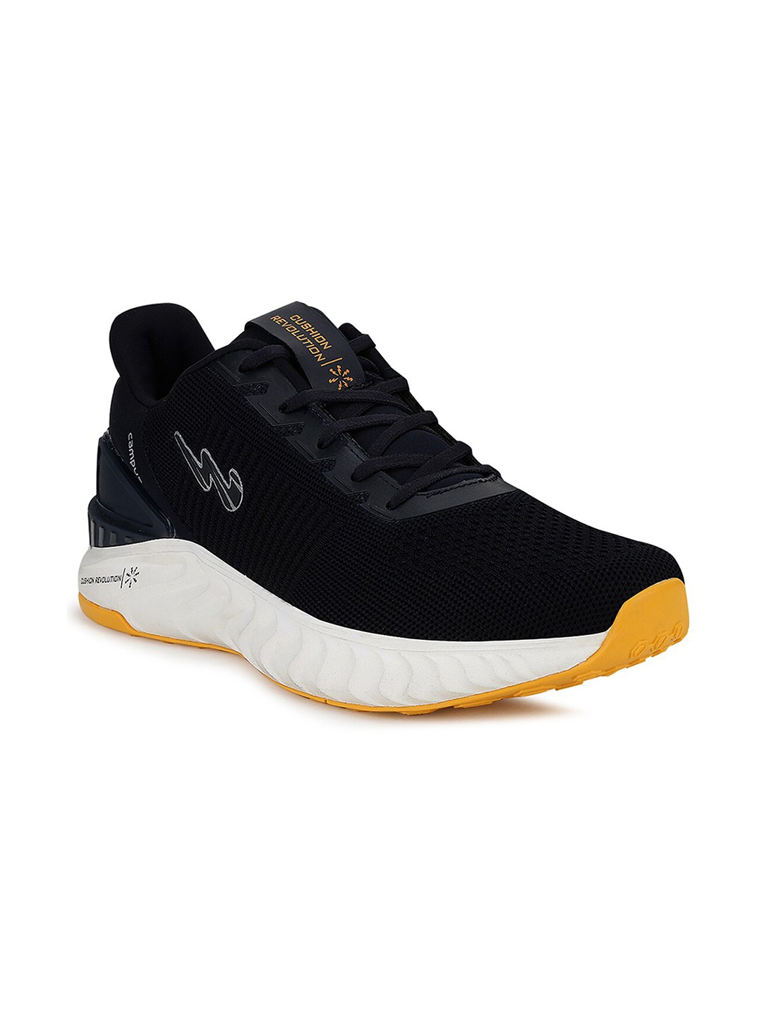 

Campus Men Navy Blue & Yellow Running Shoes