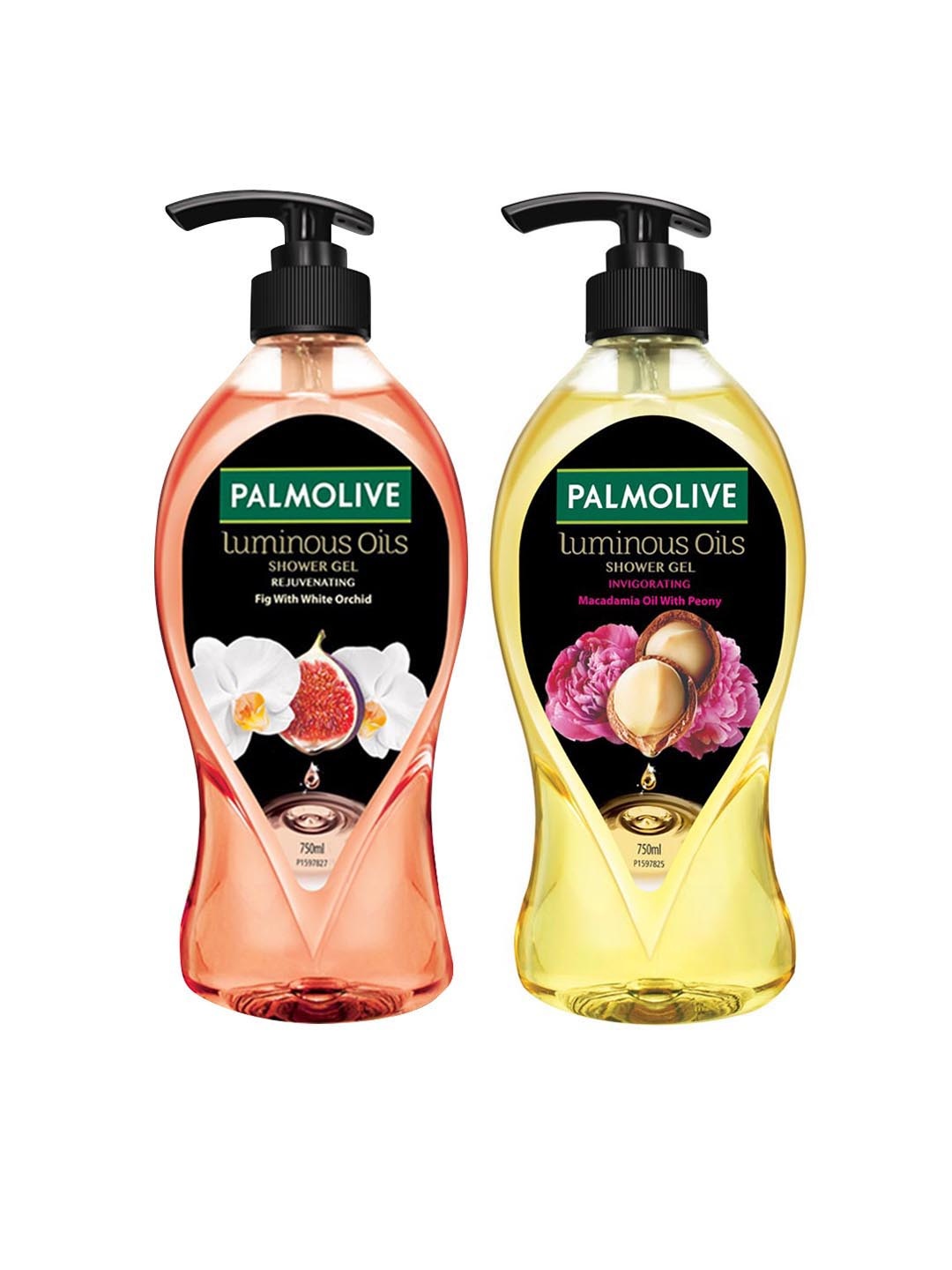 

Palmolive Set of 2 Luminous Oils Shower Gels - Rejuvenating & Invigorating - 750 ml each, Yellow