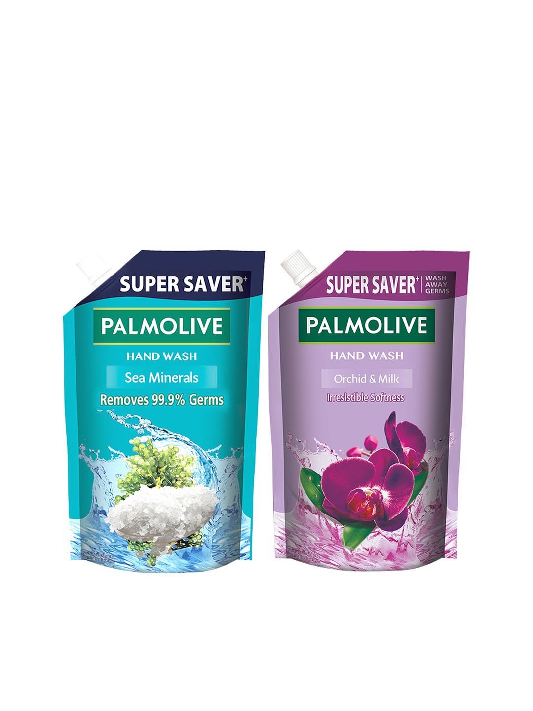 

Palmolive Set of 2 Super Saver Liquid Hand Wash Refills - 750 ml each, Blue