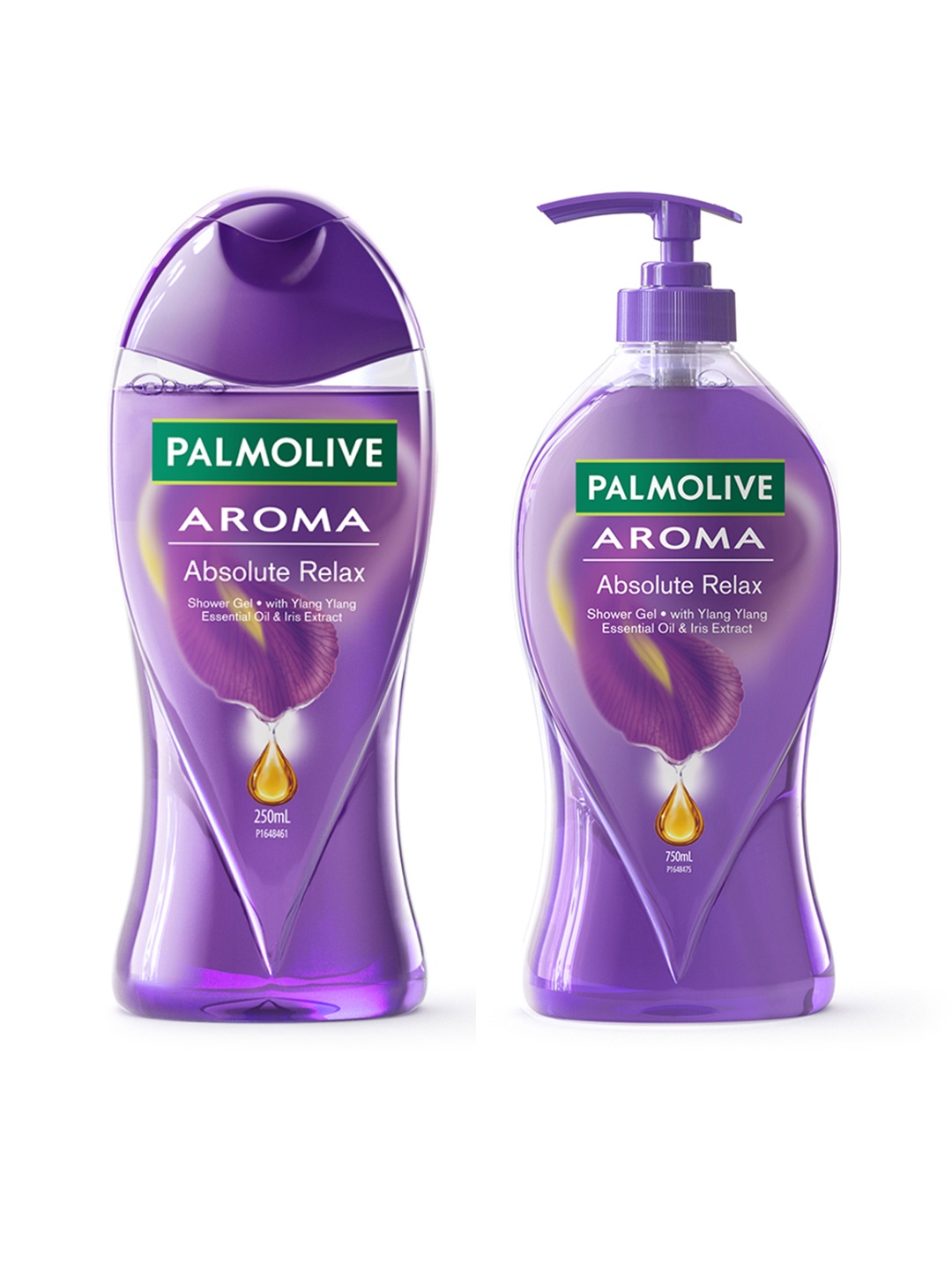 

Palmolive Set of 2 Aroma Absolute Relax Shower Gels with Ylang Ylang & Iris, Purple