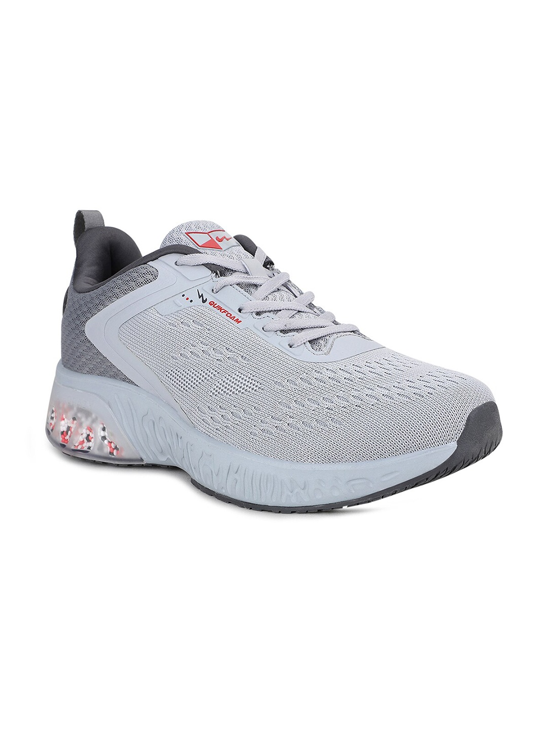 

Campus Cruzer Men Grey Quick Foam Mesh Running Shoes