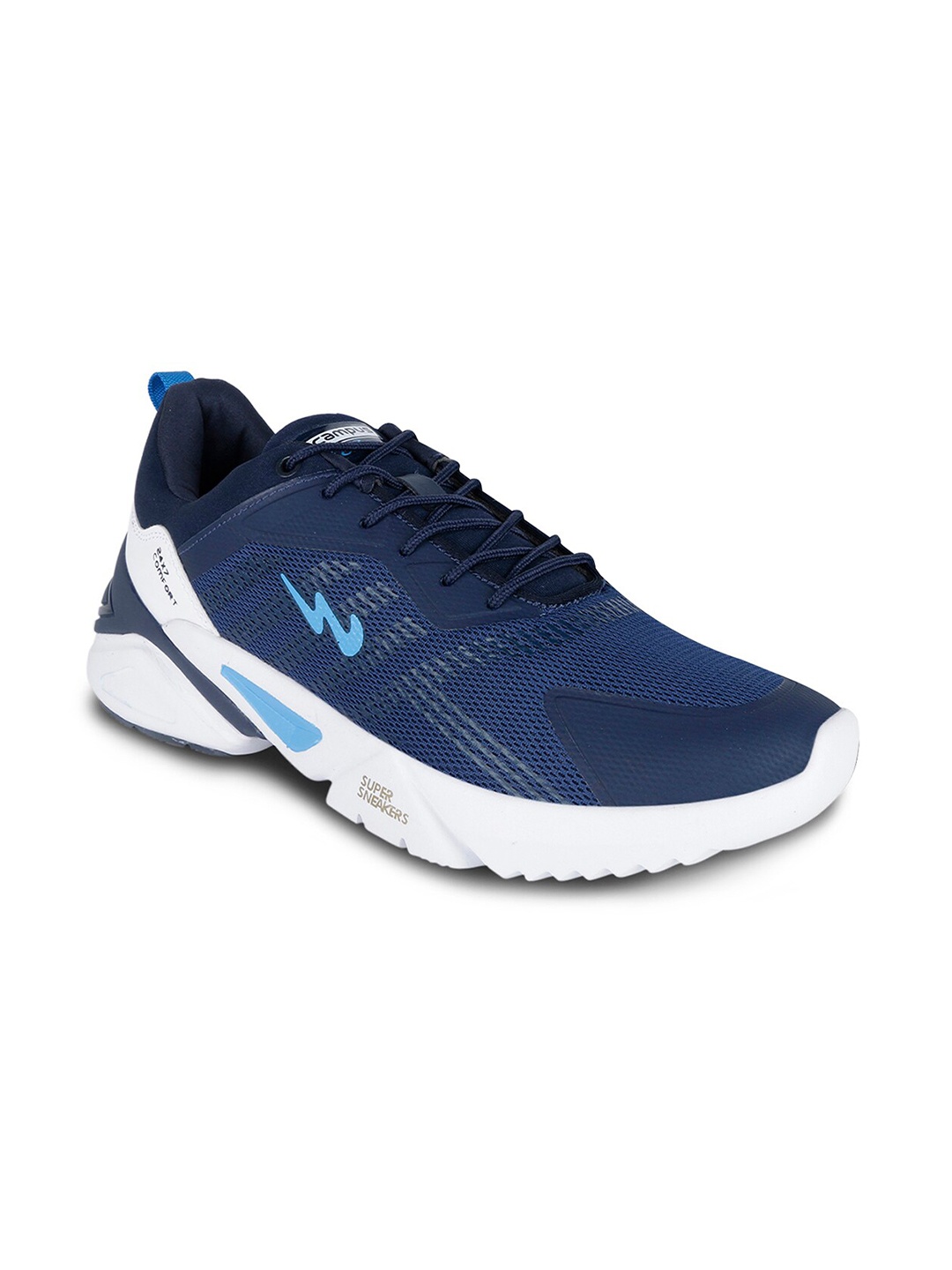 

Campus Men Navy Blue Mesh Running Shoes