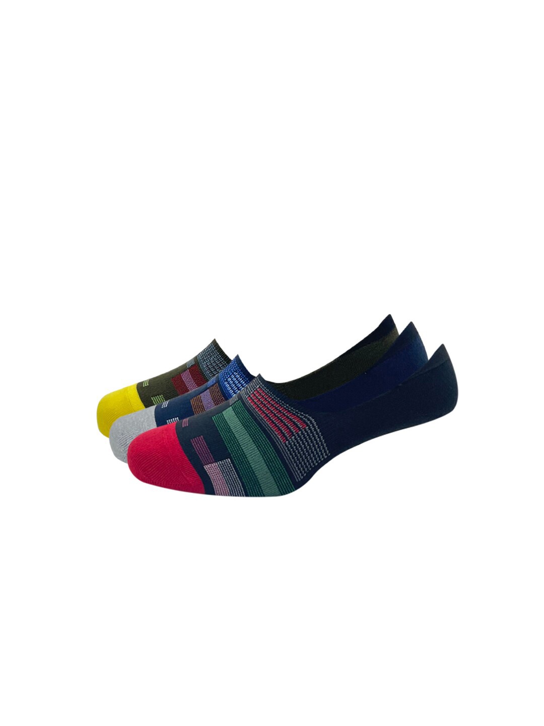 

Peter England Men Pack of 3 Black Patterned Cotton Shoe Liners