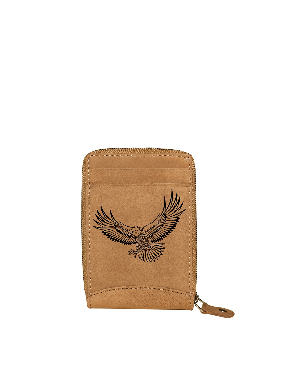 

ABYS Unisex Tan Brown Leather Card Holder