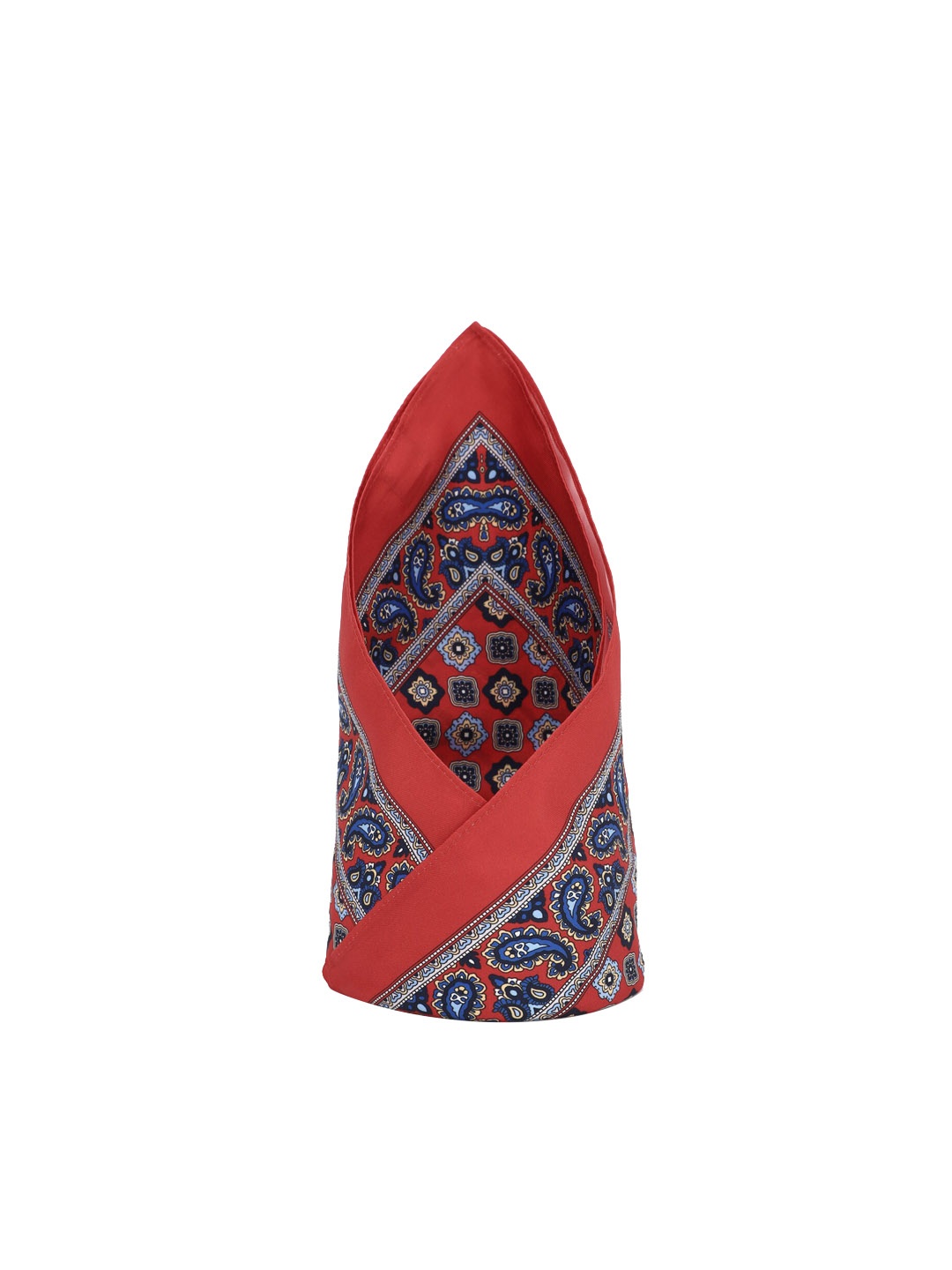 

Van Heusen Men Red Pocket Square