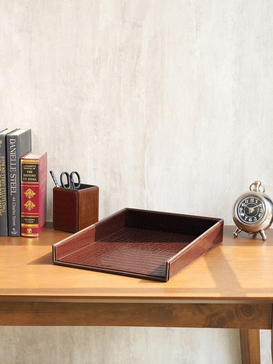 

Pure Home and Living Brown Tan Boris A4 Paper Tray