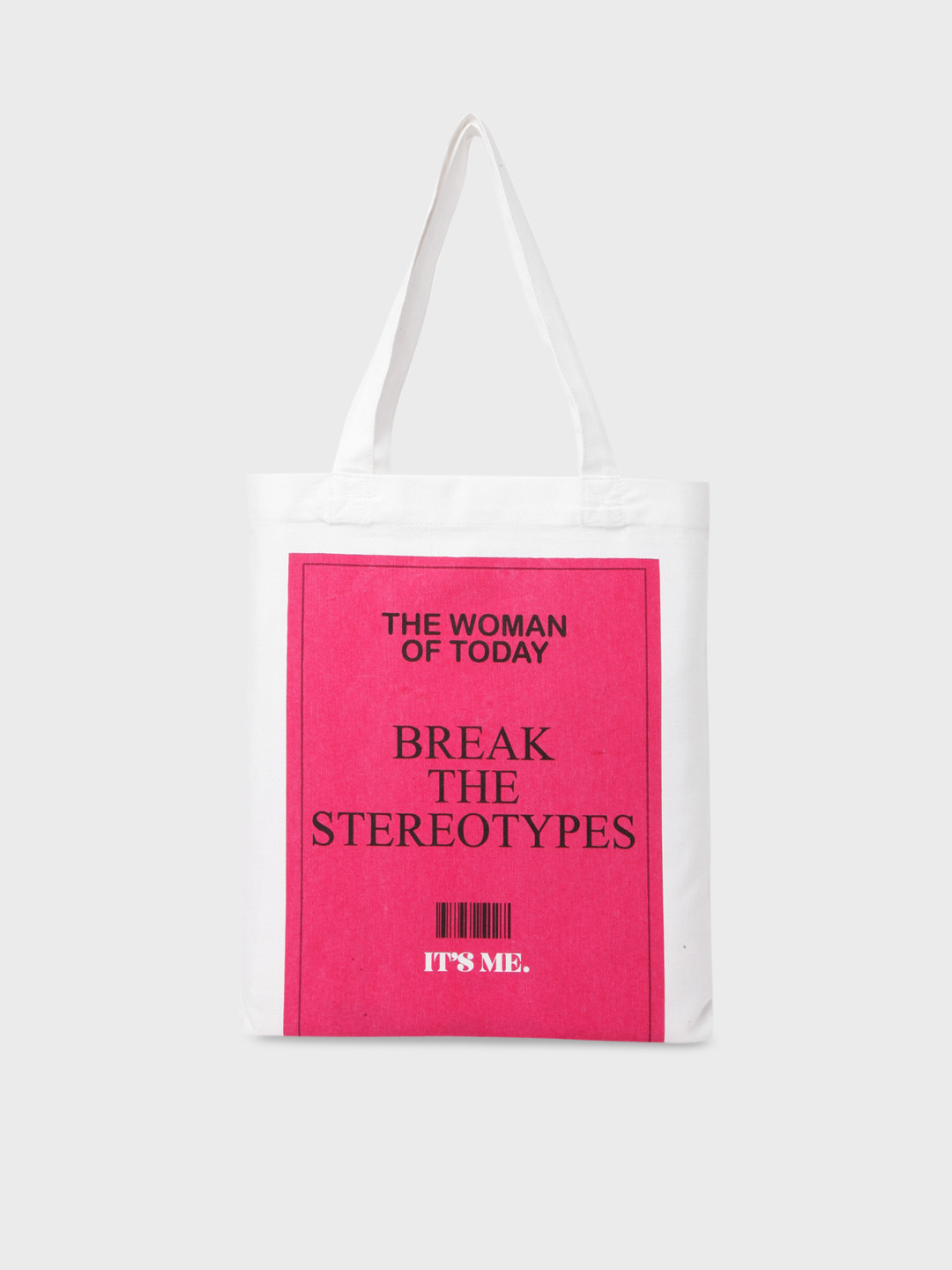 

Vero Moda White Printed Shopper Tote Bag with Tasselled