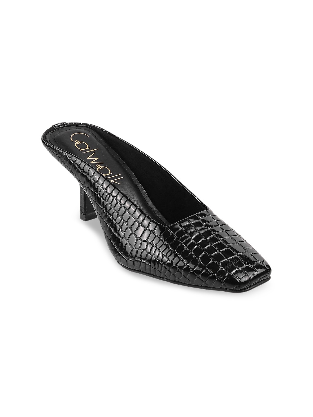 

Catwalk Women Black Printed Flat Boots