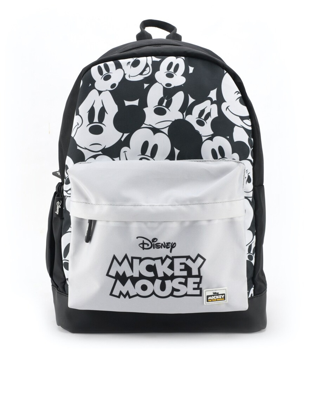 

Disney Unisex Kids Black & White Printed Graphic Applique Backpack