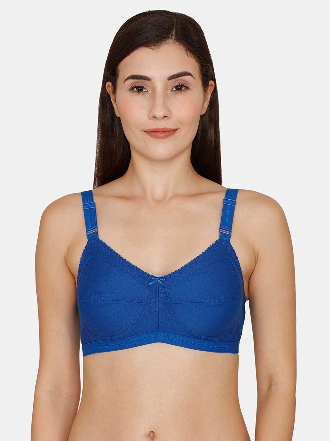 

Rosaline by Zivame Blue Non Padded Bra