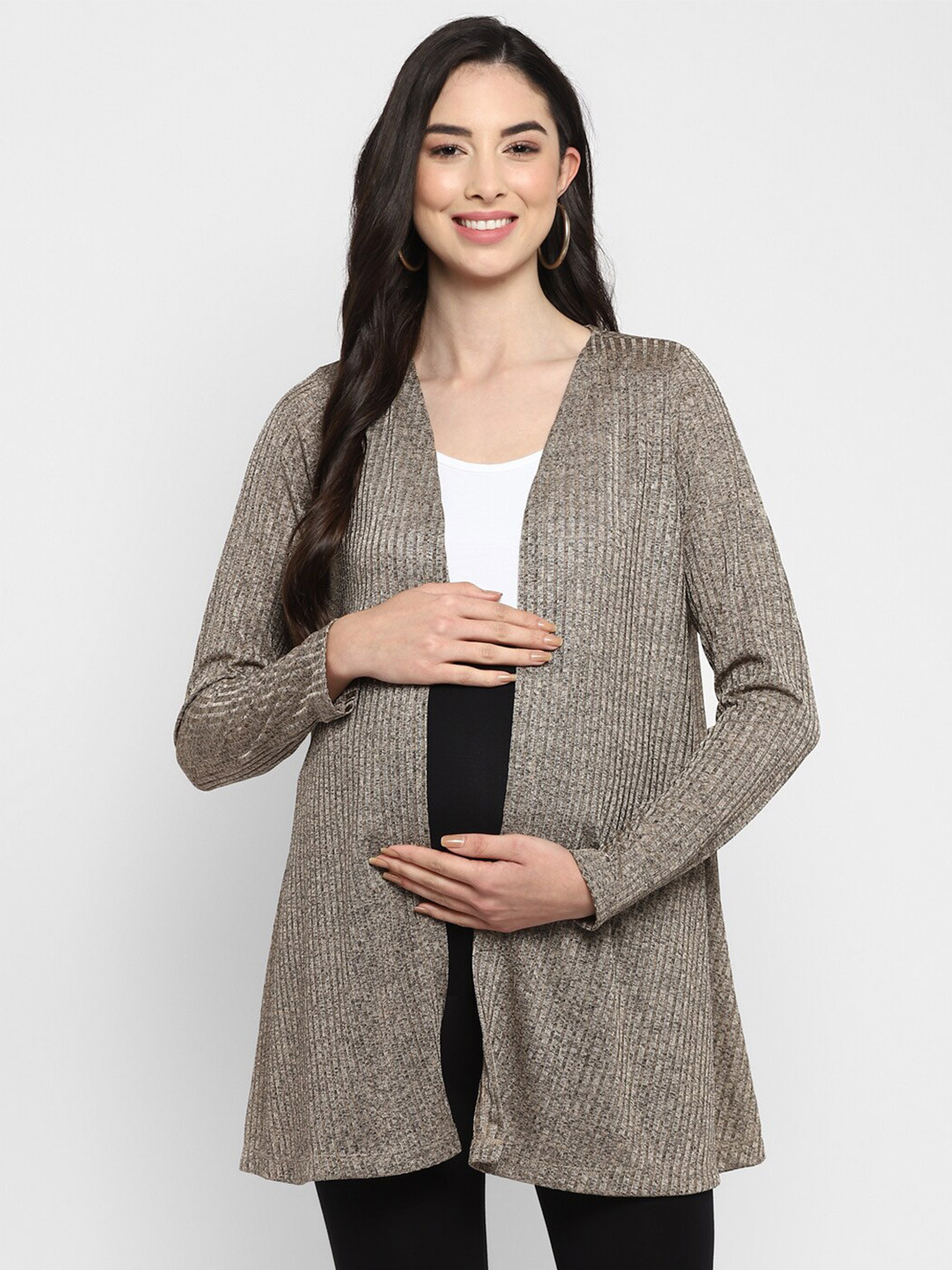 

Momsoon Maternity Women Gold-Toned Maternity Shrug