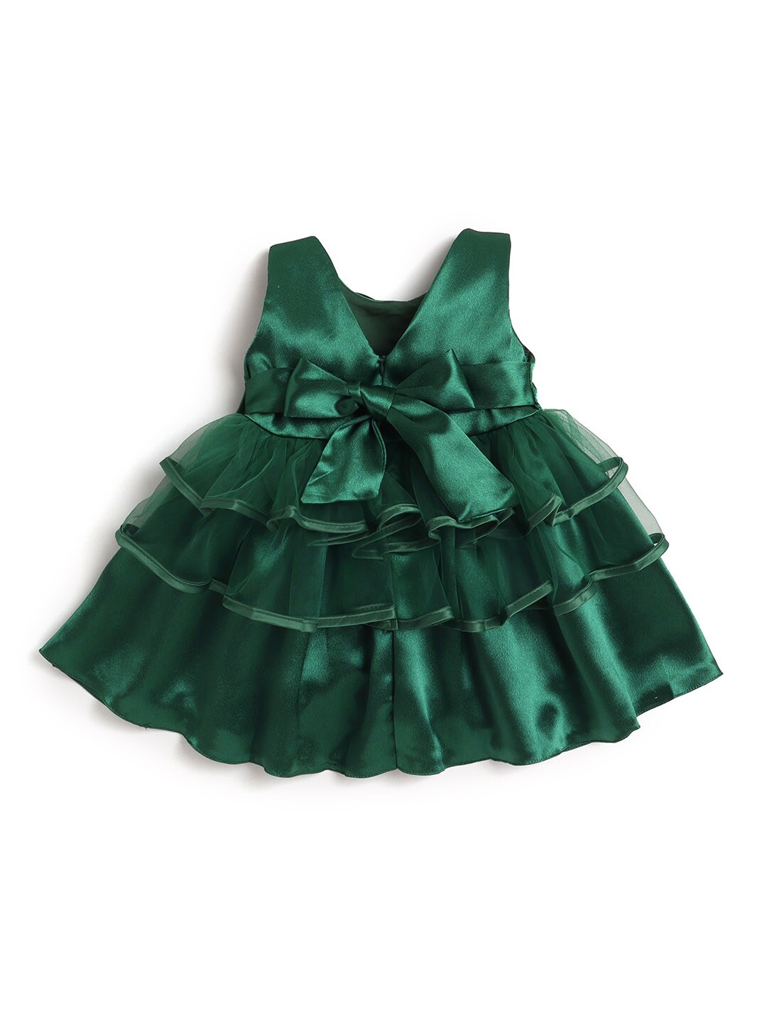 

Hopscotch Girls Green Fit & Flare Party Dress