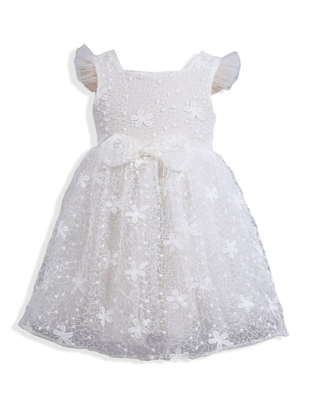 

Hopscotch Girls White Embellished Party Dress