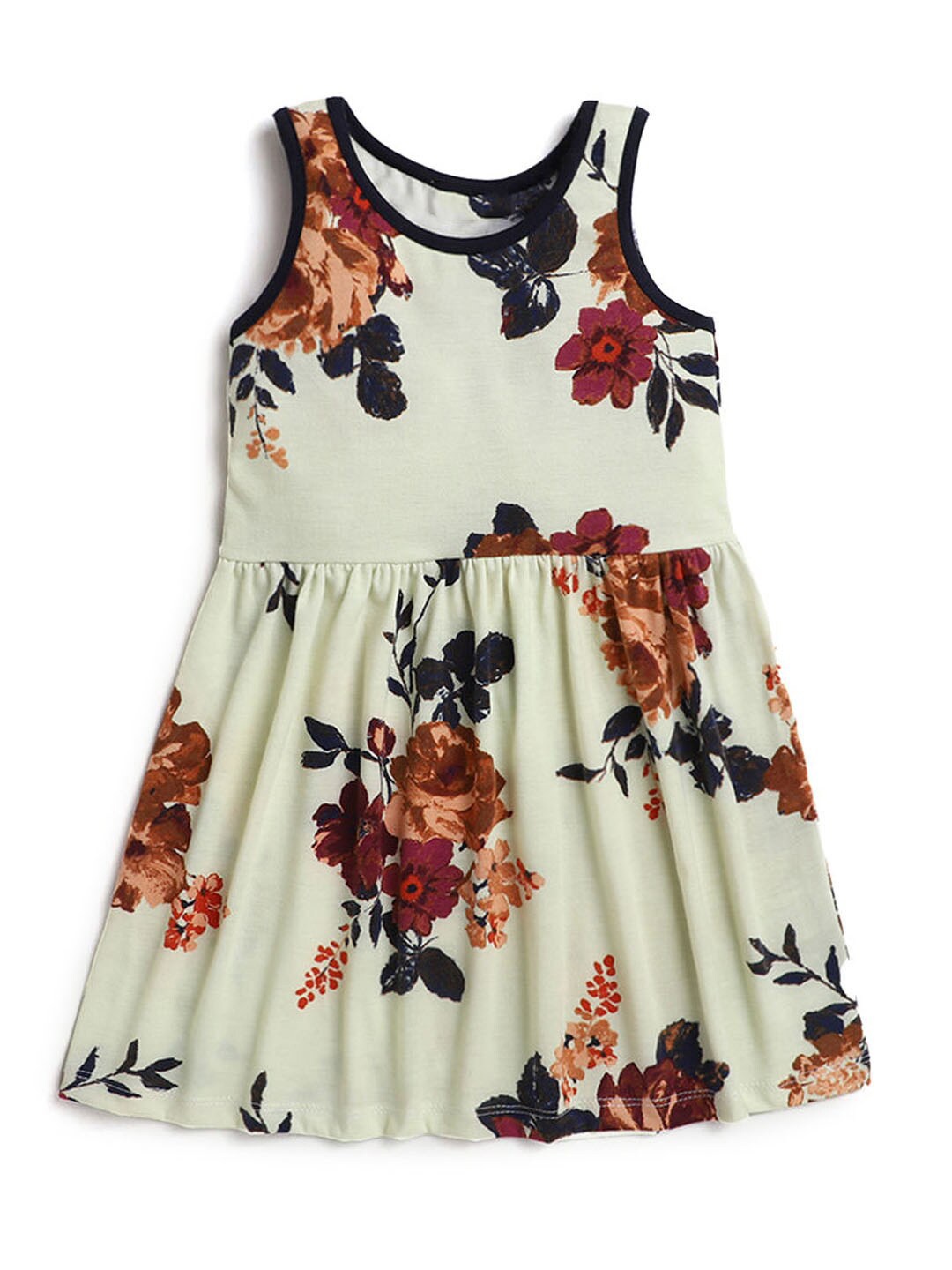

Hopscotch Off White & Black Floral Dress