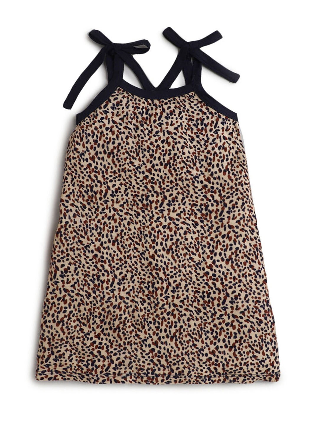 

Hopscotch Girls Brown & Black Printed Nightdress