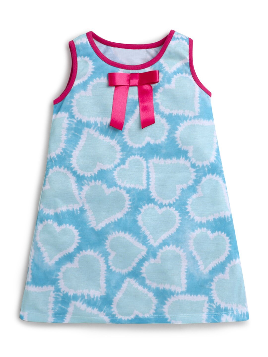 

Hopscotch Girls Blue & White A-Line Dress