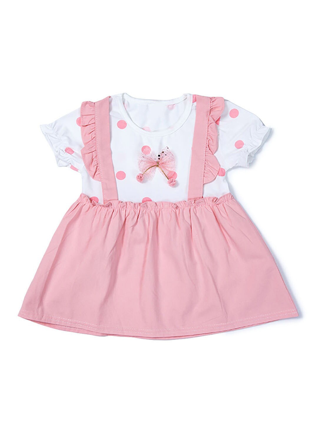 

Hopscotch Pink & White Dress