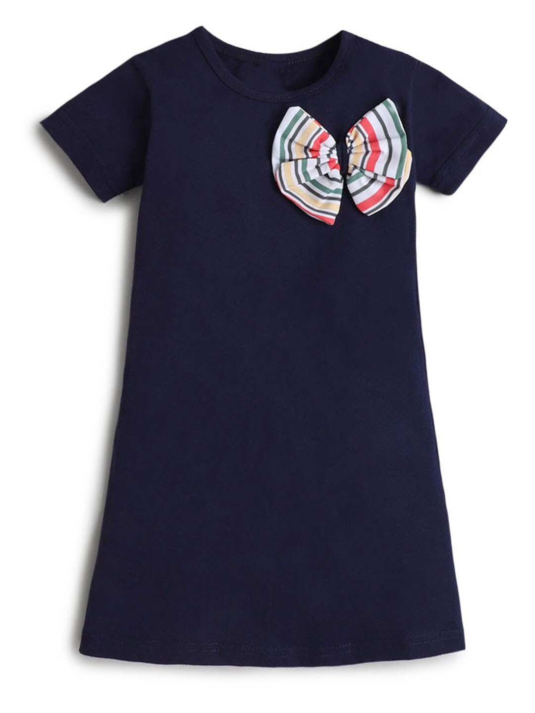 

Hopscotch Blue Cotton T-shirt Dress