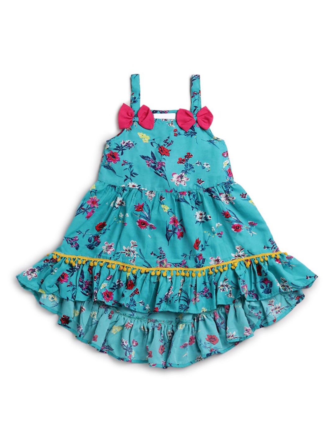

Hopscotch Blue Floral A-Line Dress