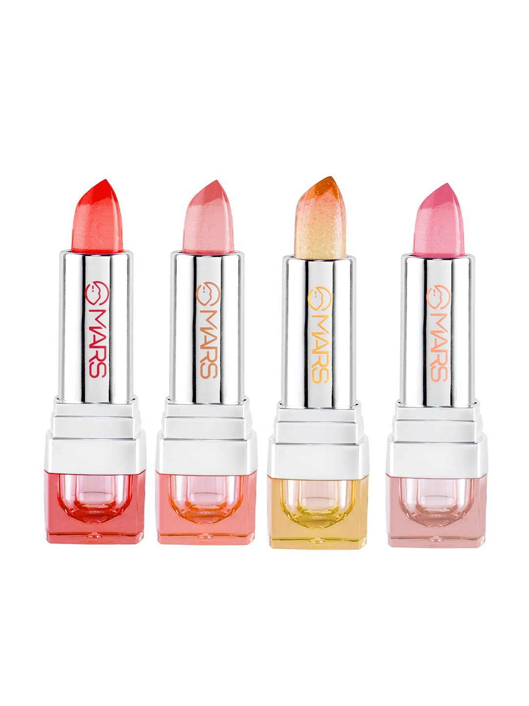 

MARS Set of 4 Color Changing Long-Lasting Lipsticks - Vegan, Multi