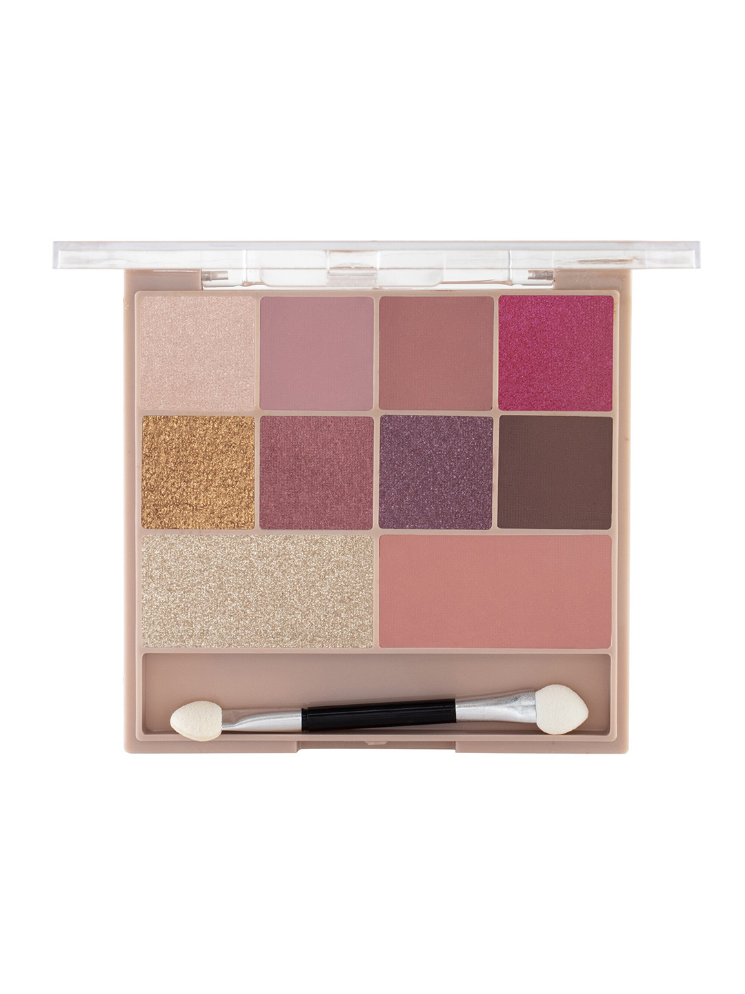 

MARS Back To Basics Kit 8 Shade Eyeshadow With Highlighter & Blush, Purple