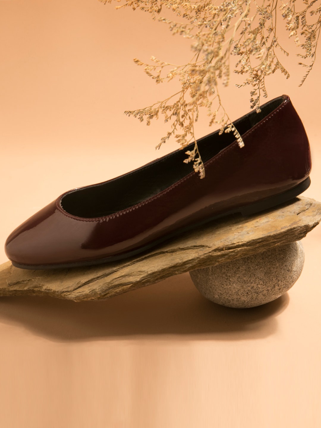 

Saint G Women Maroon Ballerinas Flats