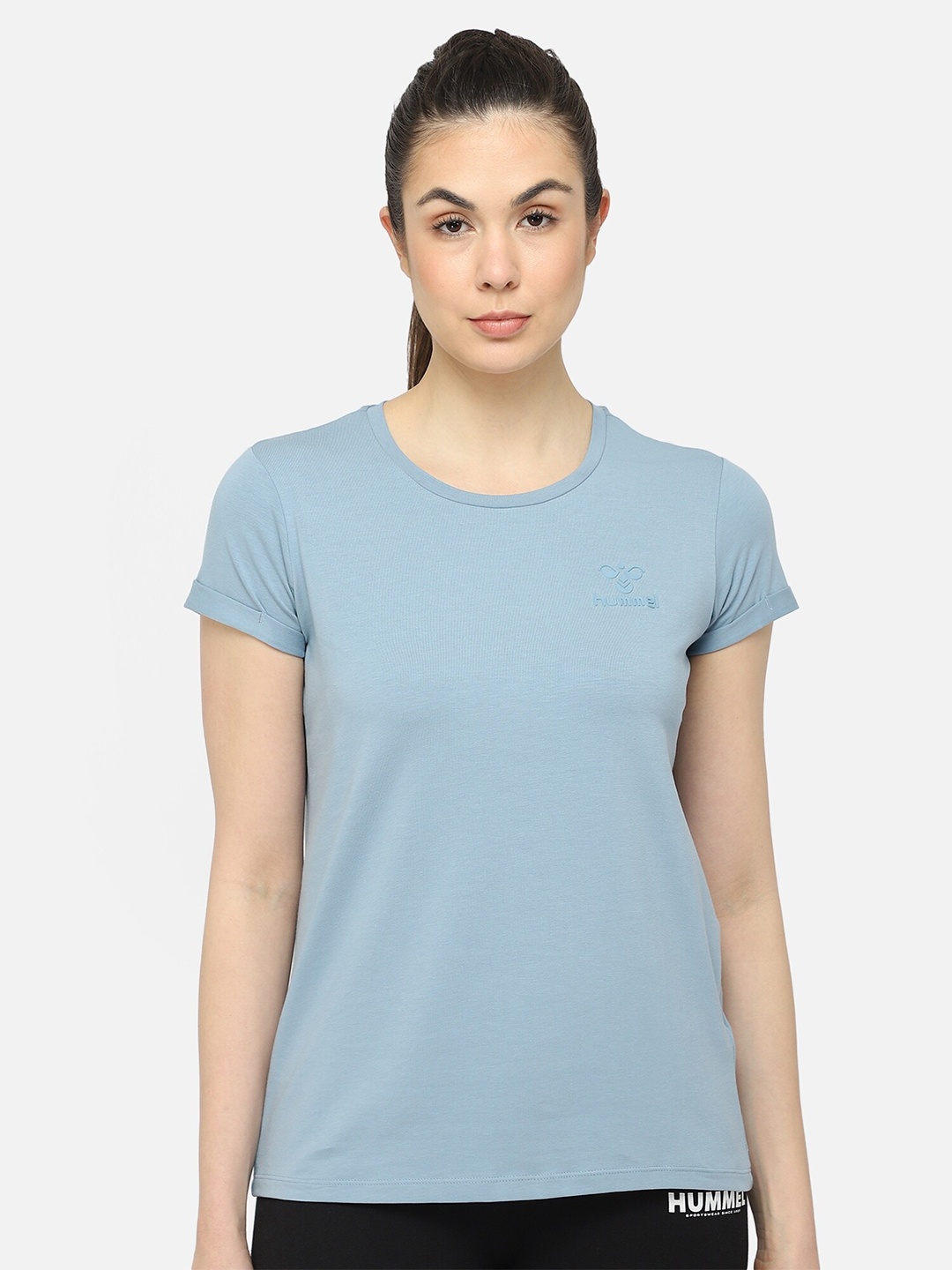 

hummel Women Blue T-shirt