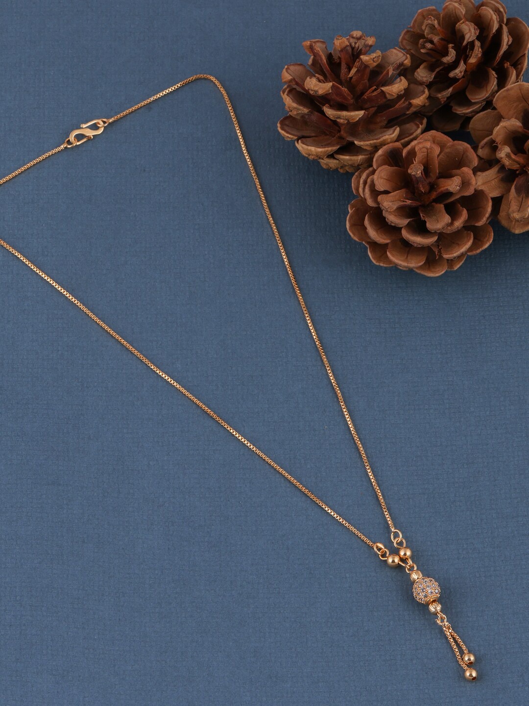 

Brandsoon Rose Brass Rose Gold-Plated Necklace
